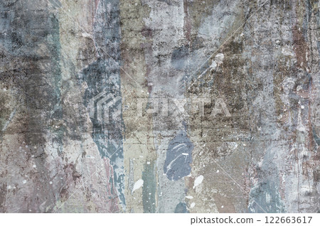 Painting background on wall texture. Oil painting texture on wall. 122663617