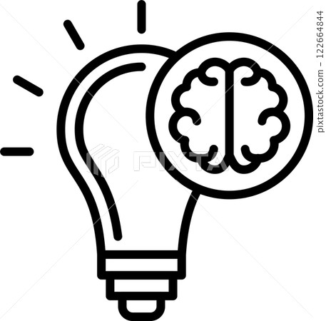 Creative Brain Icon 122664844