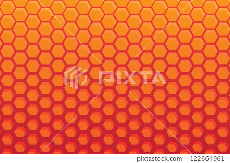 Honey comb hexagon pattern. Vector background with net grid. Geometric abstract mosaic bee cells. Simple hex polygonal graphic. Honey comb hexagon pattern. Vector background with net grid. Geometric abstract mosaic bee cells. Simple hex polygonal graphic. 122664961