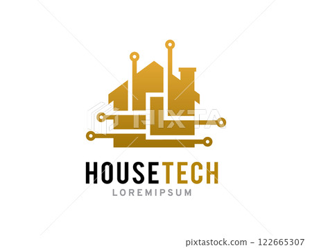 House Technology logo symbol or icon template House Technology logo symbol or icon template 122665307