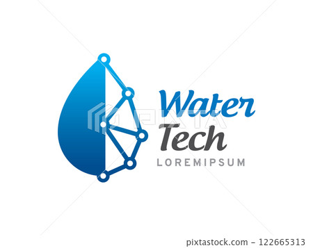 Water Tech logo symbol or icon template Water Tech logo symbol or icon template 122665313