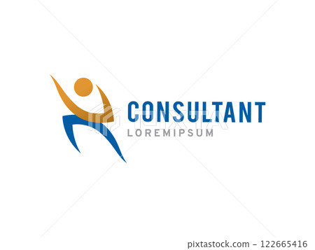 Abstract People logo symbol or icon template Abstract People logo symbol or icon template 122665416