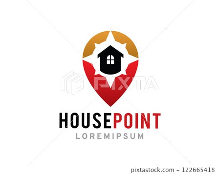 House point logo symbol or icon template House point logo symbol or icon template 122665418