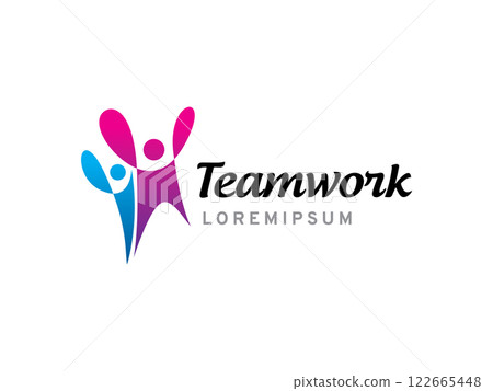People logo symbol or icon template People logo symbol or icon template 122665448