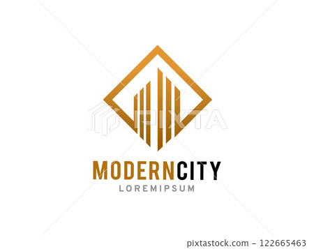 City logo symbol or icon template 122665463