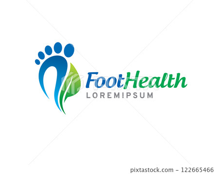 Foot Health logo symbol or icon template 122665466