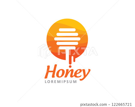 Honey logo symbol or icon template 122665721