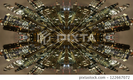london skyline abstract tiny planet pattern london skyline abstract tiny planet pattern 122667072