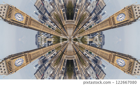 london skyline abstract mirrored pattern london skyline abstract mirrored pattern 122667080