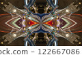london skyline abstract mirrored pattern 122667086