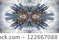 london skyline abstract tiny planet pattern 122667088