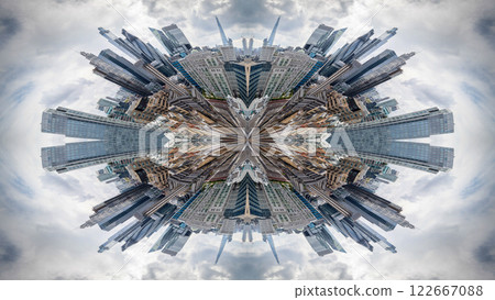 london skyline abstract tiny planet pattern london skyline abstract tiny planet pattern 122667088