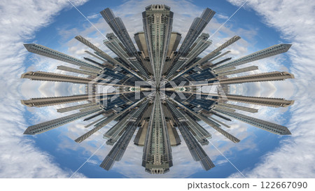 london skyline abstract tiny planet pattern london skyline abstract tiny planet pattern 122667090