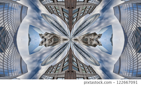 london skyline abstract tiny planet pattern london skyline abstract tiny planet pattern 122667091