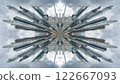 london skyline abstract tiny planet pattern 122667093
