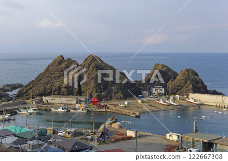 從青森縣國家階梯眺望帶島 從青森縣國家階梯眺望帶島 122667308