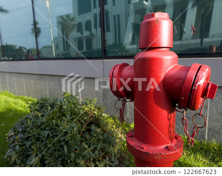 Firefighting equipment to access water supplies to extinguish fire in case of emergency 122667623