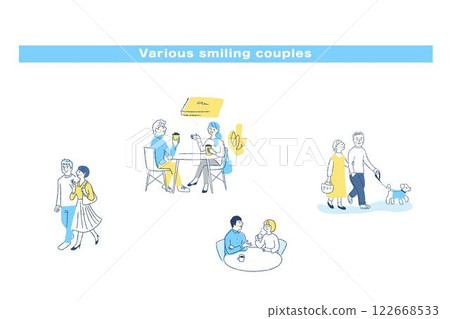 Set of 4 different couples Set of 4 different couples 122668533