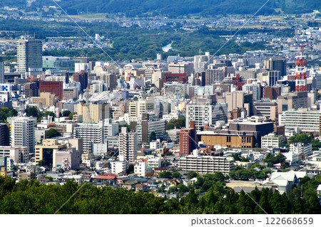 Morioka city center and Iwayama Observatory (Morioka city, Iwate prefecture) Morioka city center and Iwayama Observatory (Morioka city, Iwate prefecture) 122668659
