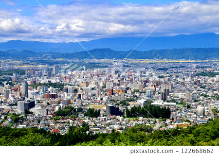 Morioka city center and Iwayama Observatory (Morioka city, Iwate prefecture) Morioka city center and Iwayama Observatory (Morioka city, Iwate prefecture) 122668662