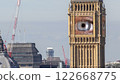 big ben in london, england with the clock face replaced with eye 122668775