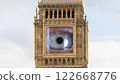 big ben in london, england with the clock face replaced with eye 122668776