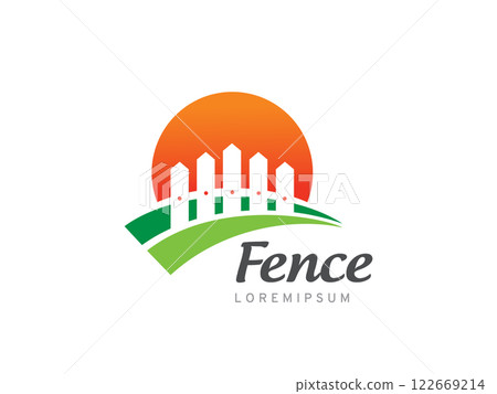 Fence logo symbol or icon template Fence logo symbol or icon template 122669214