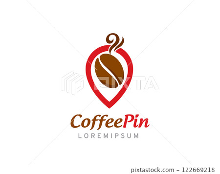 Coffee point logo symbol or icon template Coffee point logo symbol or icon template 122669218