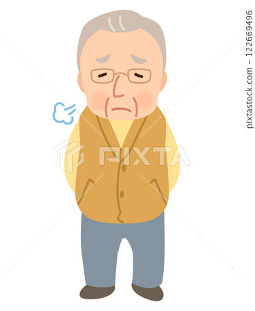 老人面部姿勢老年老人已故老人 122669496