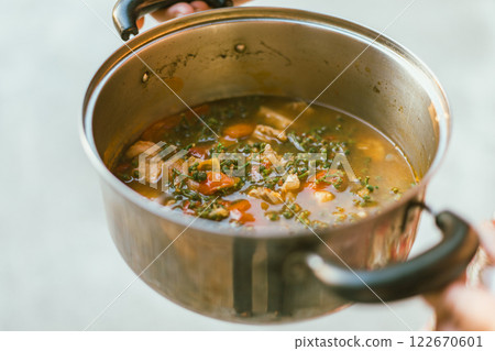 A flavorful Northern Thai soup A flavorful Northern Thai soup 122670601