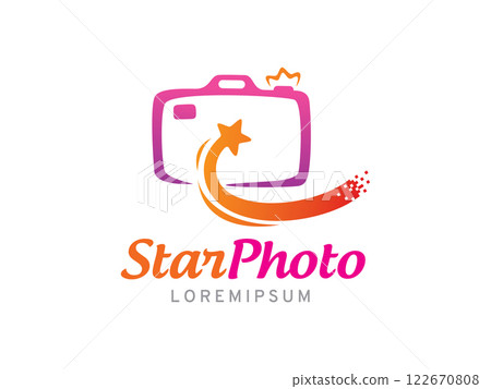 Photography logo symbol or icon template 122670808