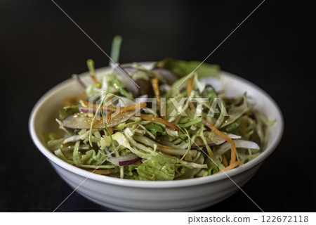 shredded vegetable salad 122672118