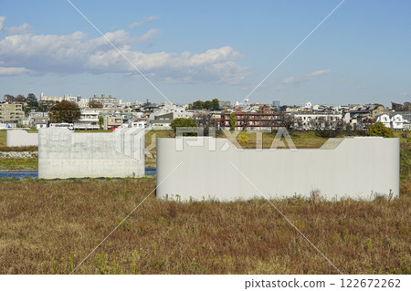 Todoroki Bridge (pier) under construction Todoroki Bridge (pier) under construction 122672262