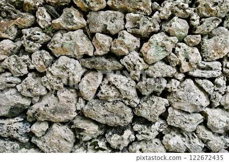 Stone walls of Taketomi Island, Okinawa 122672435