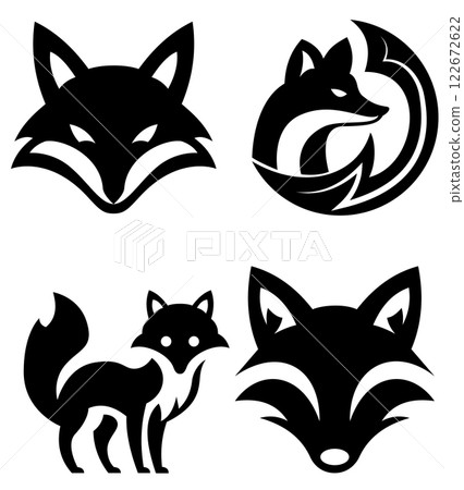 fox logo creative and original for your business or company set logotype vector illustration fox logo creative and original for your business or company set logotype vector illustration 122672622