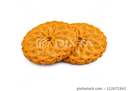 Delicious traditional cookies made with spices and nuts, perfect for festive celebrations and casual gatherings 122672842