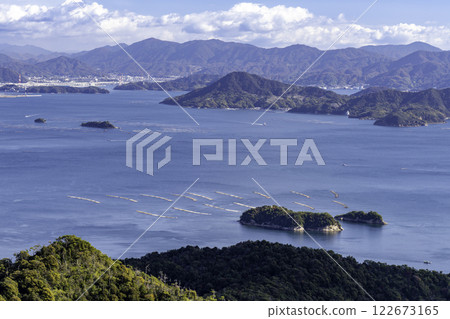 The Seto Inland Sea as seen from Mt. Misen Observatory 122673165
