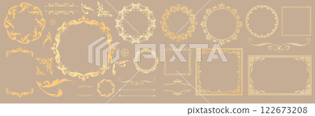 Antique frame set 122673208