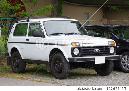 Imported car: Russia's national car, Lada Niva 122673415