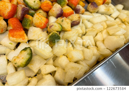 korean traditional street food. fish cake 122673584