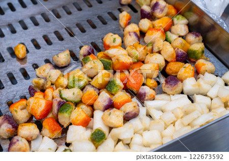 korean traditional street food. fish cake 122673592