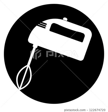 Hand mixer icon design. Hand mixer icon design. 122674720