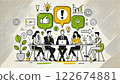 People having a team meeting 122674881