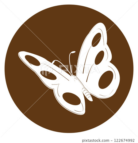 butterfly icon symbol design 122674992