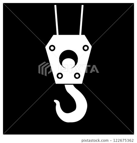 crane icon vector illustration 122675362
