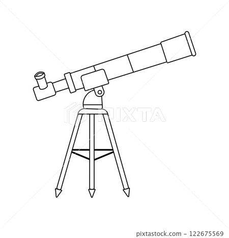 Telescope illustration icon design 122675569