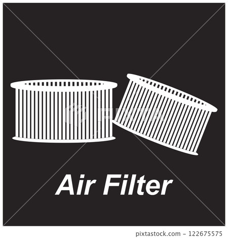 Air filter vector illustration 122675575