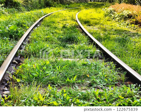 Railroad that is no longer used 122675839