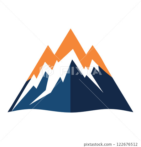 Minimalist Mountain Silhouette Vector Art Illustration for Outdoor and Eco Friendly Designs Minimalist Mountain Silhouette Vector Art Illustration for Outdoor and Eco Friendly Designs 122676512