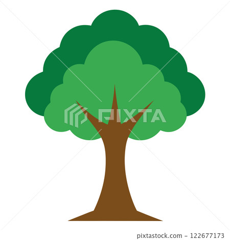 Forest Trees Silhouette Vector Pack for Nature-Themed Designs & Outdoor Branding Illustration 122677173